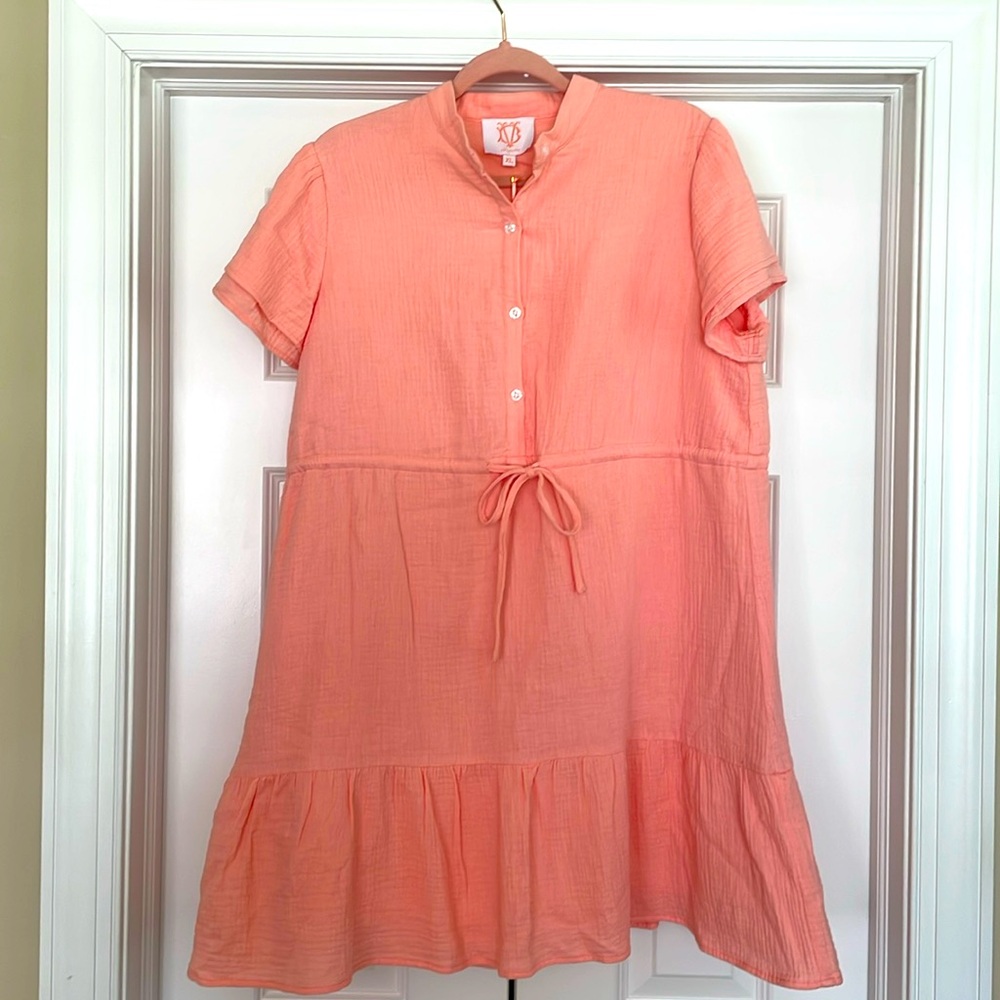 Victoria Dunn Double Cap Sleeve Dress